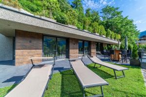 Taman di luar Residence Chalet Riad