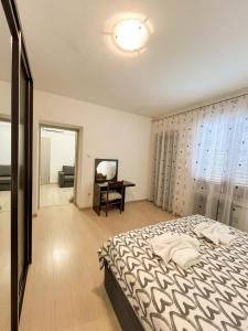 Ένα ή περισσότερα κρεβάτια σε δωμάτιο στο Apartment Trsina