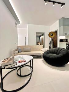 Χώρος καθιστικού στο Sea Side Apartment Rhodes City Center