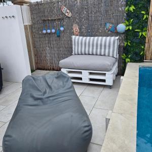 Бассейн в Casa de Almano - Torremolinos direct on beach или поблизости