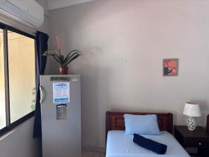 Postel nebo postele na pokoji v ubytování Casitas de la Paz