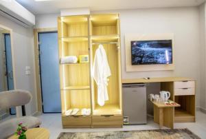 Dapur atau dapur kecil di Giza pyramids hotel