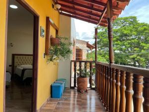 Μπαλκόνι ή βεράντα στο Hotel Colonial Bapa La Jagua