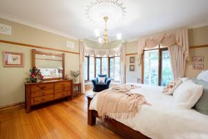 Ένα ή περισσότερα κρεβάτια σε δωμάτιο στο Yarra Valley Vagabond