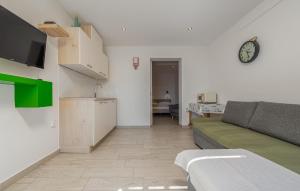 Η κουζίνα ή μικρή κουζίνα στο Beach Front Apartment In Povljana