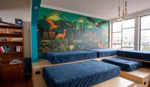 Posezení v ubytování Community Hostel Quito