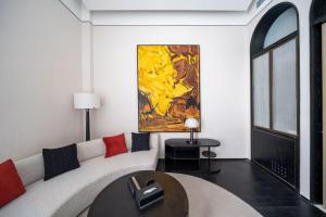 Χώρος καθιστικού στο Louie Castle Sycamore Hotel