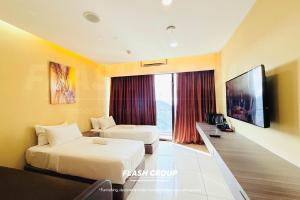 Μια τηλεόραση ή/και κέντρο ψυχαγωγίας στο Premium Suites D'lement At Genting Highlands +48 φωτογραφίες