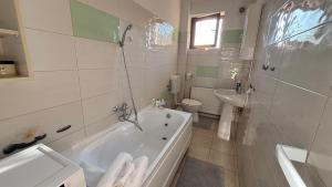 Koupelna v ubytování Ultracentral Primaria Ploiesti