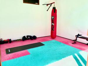Fitness centrum a/nebo fitness zařízení v ubytování AMAN Villas & SPA