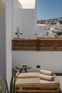 Balkón nebo terasa v ubytování Acro Caldo Suites