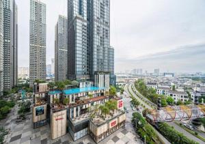 Γενική άποψη της πόλης Πόλη Χο Τσι Μινχ ή θέα της πόλης από  αυτό το διαμέρισμα +80 φωτογραφίες