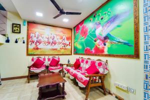Posezení v ubytování Super Hotel O Airport Road Coimbatore