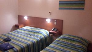 Postel nebo postele na pokoji v ubytování Herbert Valley Motel