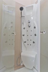 Koupelna v ubytování Hotel Krone