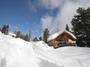 Obiekt Sunlit Cabin with Jacuzzi in Turracherhohe zimą