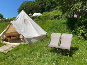 Zahrada ubytování Camping Cap-Ouest