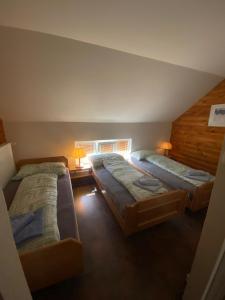 Postel nebo postele na pokoji v ubytování Forest Camp