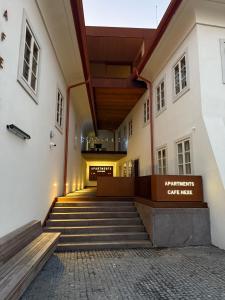 Exteriér alebo vchod do ubytovania Apartments Cafe Hexe