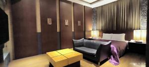Katil atau katil-katil dalam bilik di Shantis Motel