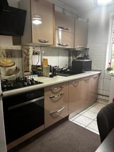 Kuchyň nebo kuchyňský kout v ubytování Sweet Stay Central