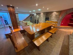 Et opholdsområde på Impresionante Casa a Pie de Playa