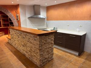 Køkken eller tekøkken på Impresionante Casa a Pie de Playa + 49 billeder