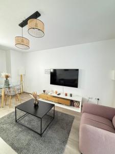 Μια τηλεόραση ή/και κέντρο ψυχαγωγίας στο Soh Rent Strasbourg Appartement proche des halles