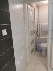 Kúpeľňa v ubytovaní Soda apartman