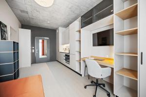 Kuchyňa alebo kuchynka v ubytovaní Ariv Design Hotel Zug