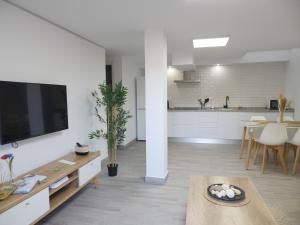 A kitchen or kitchenette at Aromas de Bodega