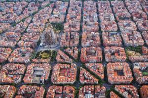 Výhľad na mesto Barcelona alebo výhľad na mesto priamo z apartmánu