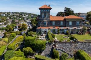 Bygningen som feriehuset ligger i