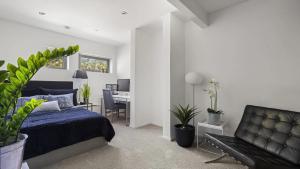 Ένα ή περισσότερα κρεβάτια σε δωμάτιο στο Beautiful house in Arendal