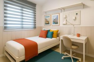 Postel nebo postele na pokoji v ubytování Habitación en ático dúplex