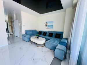 Posedenie v ubytovaní Apartament Faltom 26 Yacht Park z tarasem
