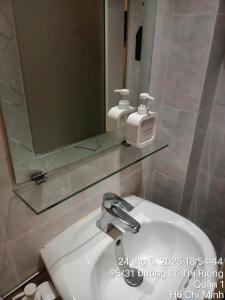 Koupelna v ubytování Starlight Hotel
