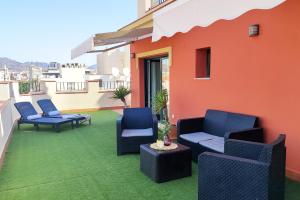 Posezení v ubytování Living4malaga Blue Bay