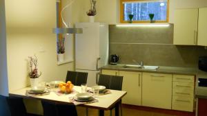 Kuchyňa alebo kuchynka v ubytovaní Apartments Světluška