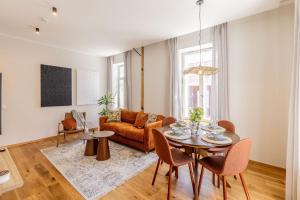 Χώρος καθιστικού στο Freinholdi Maja külaliskorter 1 - with sauna