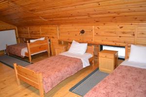 Postel nebo postele na pokoji v ubytování Safari