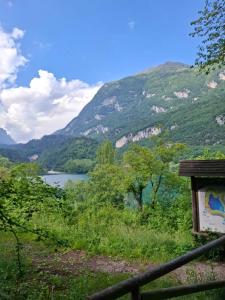 a view of a mountain range with a lake at Pace E Relax 1 in Tenno