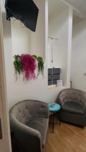 Posezení v ubytování B&B La Fortezza