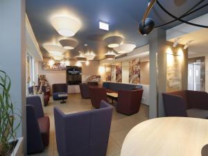 Posezení v ubytování B&B HOTEL Berlin-Alexanderplatz