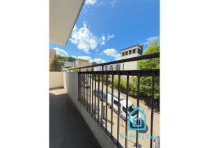 Балкон или терраса в Green Room 2 minutes to City Center Gdynia & Seaside