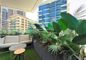 Posezení v ubytování Unique 1BR in Stella Maris,City View,Dubai Marina