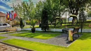 Zahrada ubytování Casa Sasului