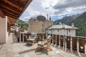 Общий вид на горы или вид на горы из дома для отпуска