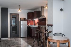 Kuchyň nebo kuchyňský kout v ubytování Apartmány 178