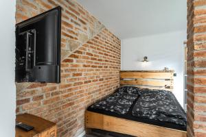 Postel nebo postele na pokoji v ubytování Apartmány 178